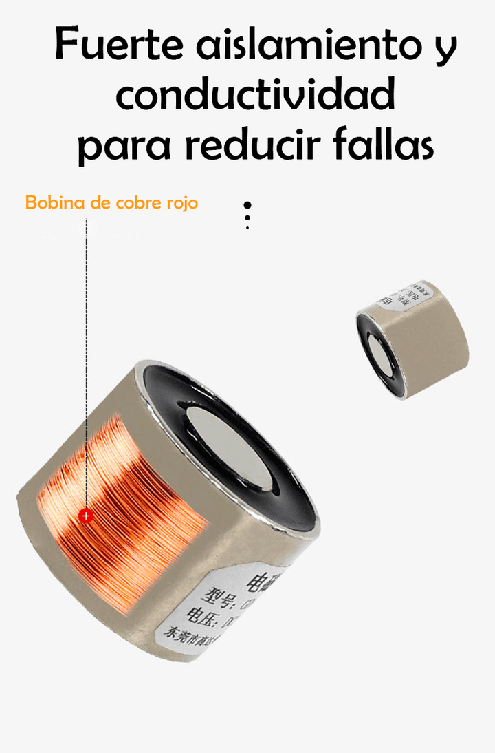 Electroimán Iman Electrico Succión 60kg Cargas Pesadas 12v - Tecneu