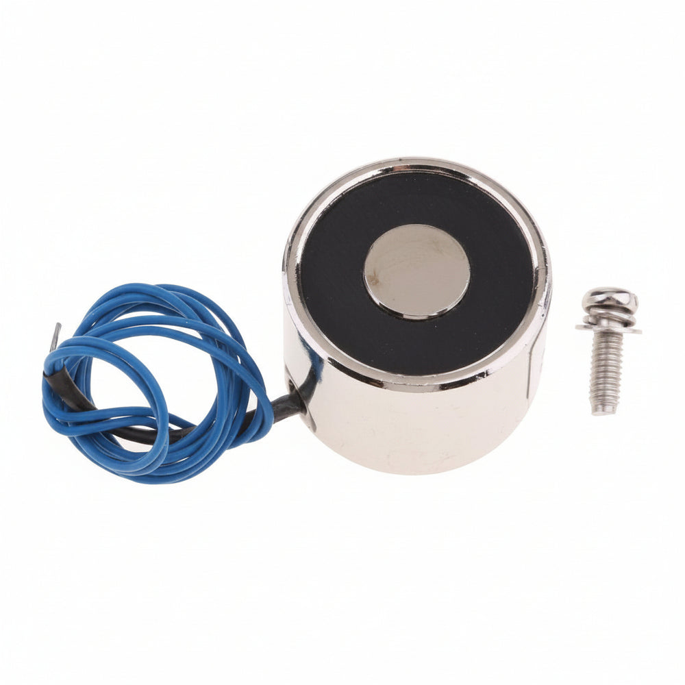 Electroimán Iman Electrico Succión 60kg Cargas Pesadas 12v