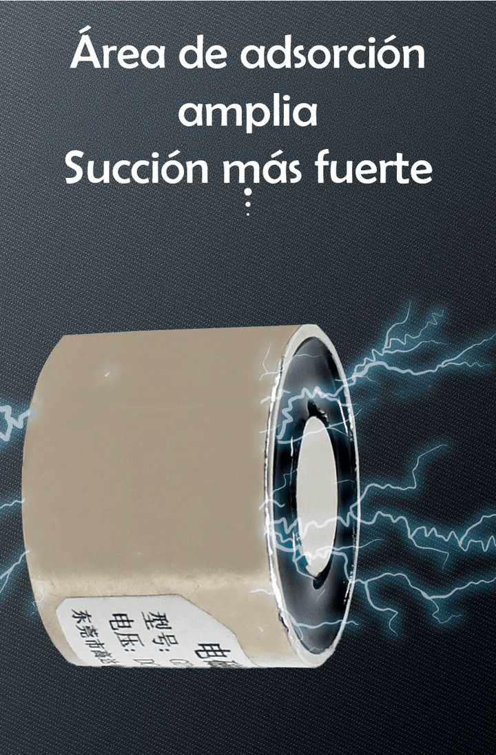 Electroimán Iman Electrico Succión 60kg Cargas Pesadas 12v - Tecneu