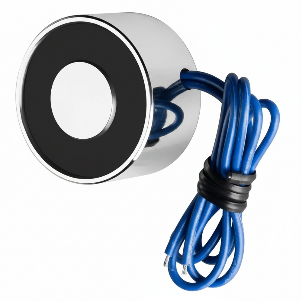 Electroimán Iman Electrico Succión 85kg Cargas Pesadas 12v