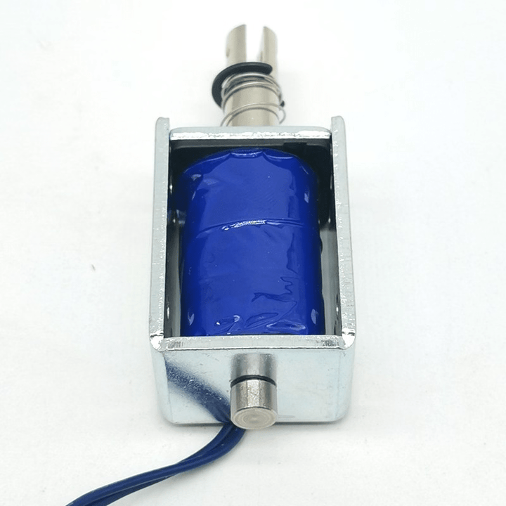 Electroimán solenoide 10mm carrera 24VDC push - pull 25N 1.8A - Tecneu