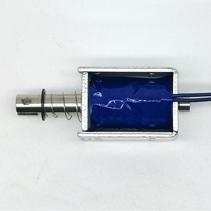 Electroimán solenoide 10mm carrera 24VDC push - pull 25N 1.8A - Tecneu
