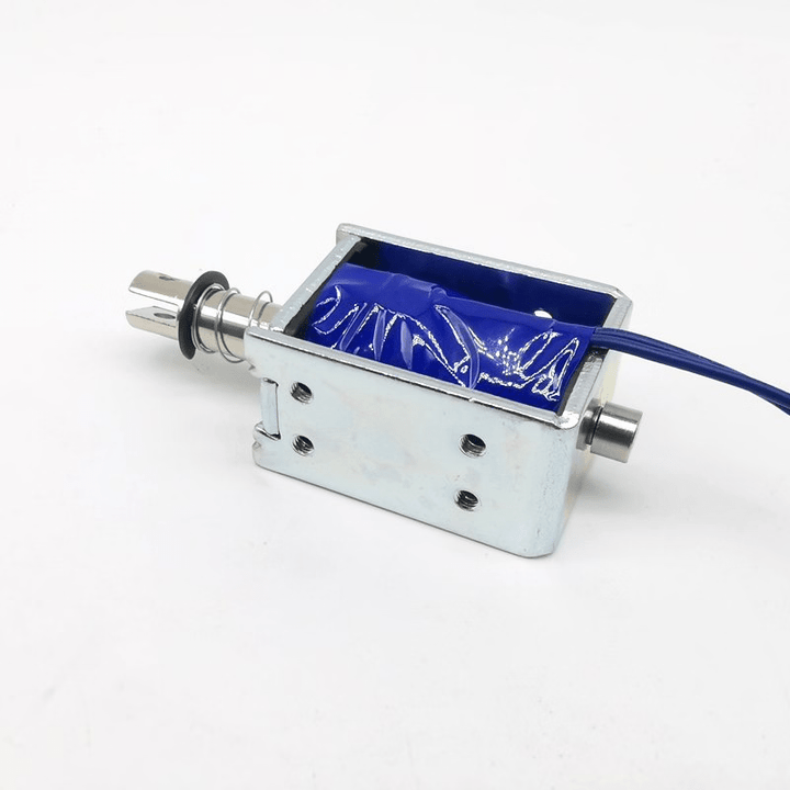 Electroimán solenoide 10mm carrera 24VDC push - pull 25N 1.8A - Tecneu