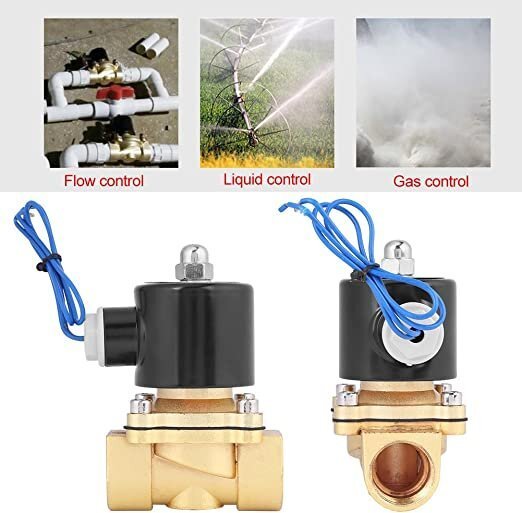 Electroválvula Solenoide Metalica 3/4 Pulgadas 110v Gas Agua Aire - Tecneu