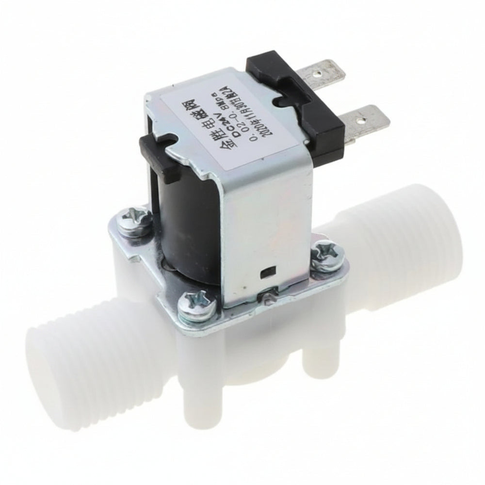Electroválvula Válvula Agua 1/2 Solenoide 12v 0.02 ~ 0.8 Mpa