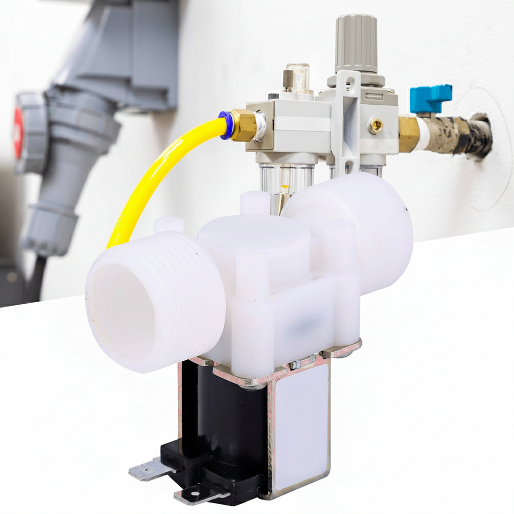 Electroválvula Válvula Agua 3/4 Solenoide 110v Ac