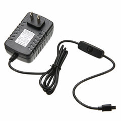 Eliminador 5v 3a Con Boton On / Off Micro Usb Raspberry Pi