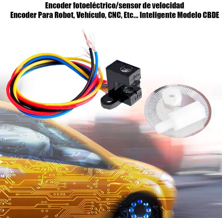 Encoder Rotativo Incremental Para Calcular Distancia Y Velocidad - Tecneu
