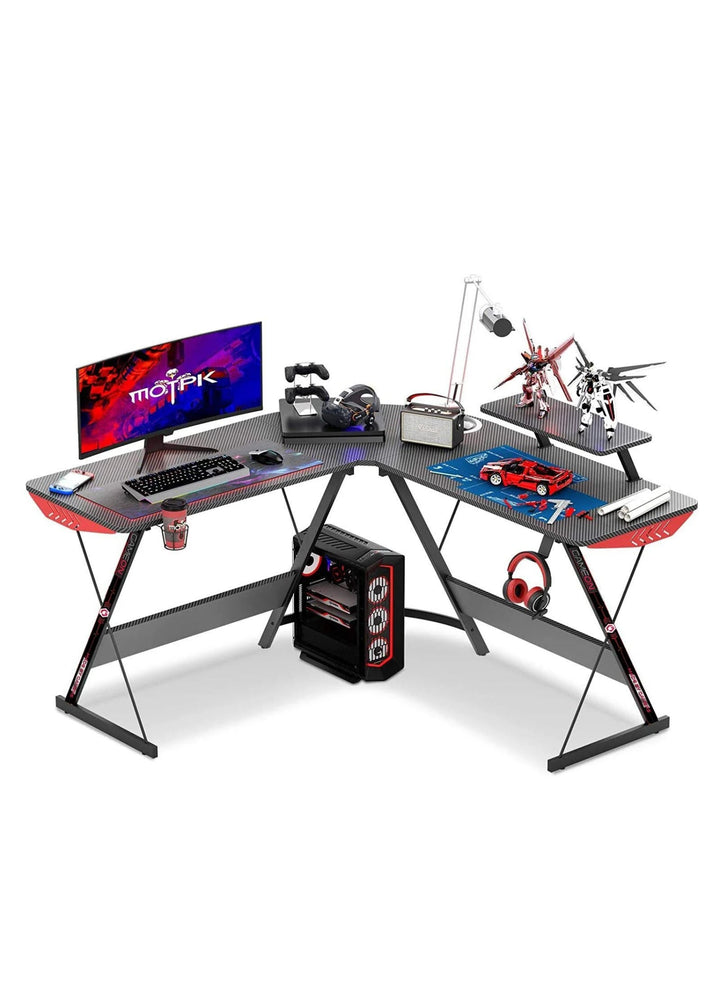 Escritorio Gamer en L Esquinero para Computadora Estudio Oficina - Tecneu