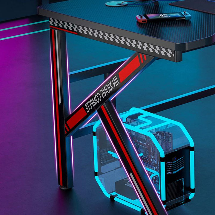 Escritorio Gamer Estructura Metal en forma de K Oficina Estudio - Tecneu