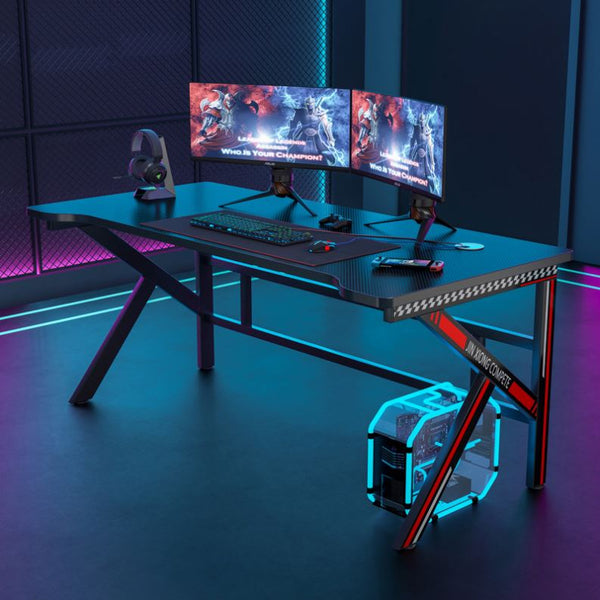 Escritorio Gamer Estructura Metal en forma de K Oficina Estudio - Tecneu