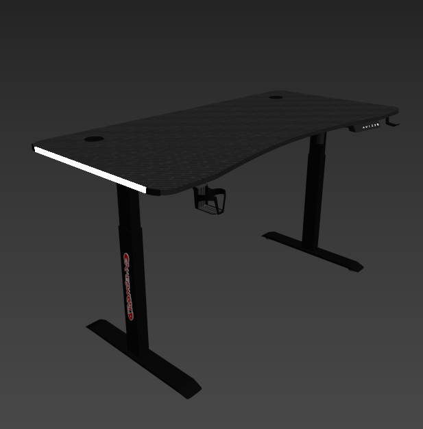 Escritorio Y101 Ajustable electricamente 1000*600*(720 - 1170) Luz Led - Tecneu