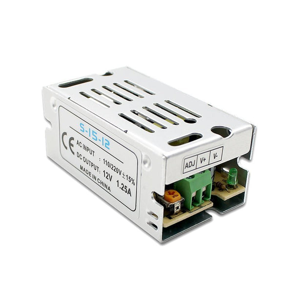 Fuente Conmutada De Alimentación 12v 1.25A 110/220VCA 15W - Tecneu
