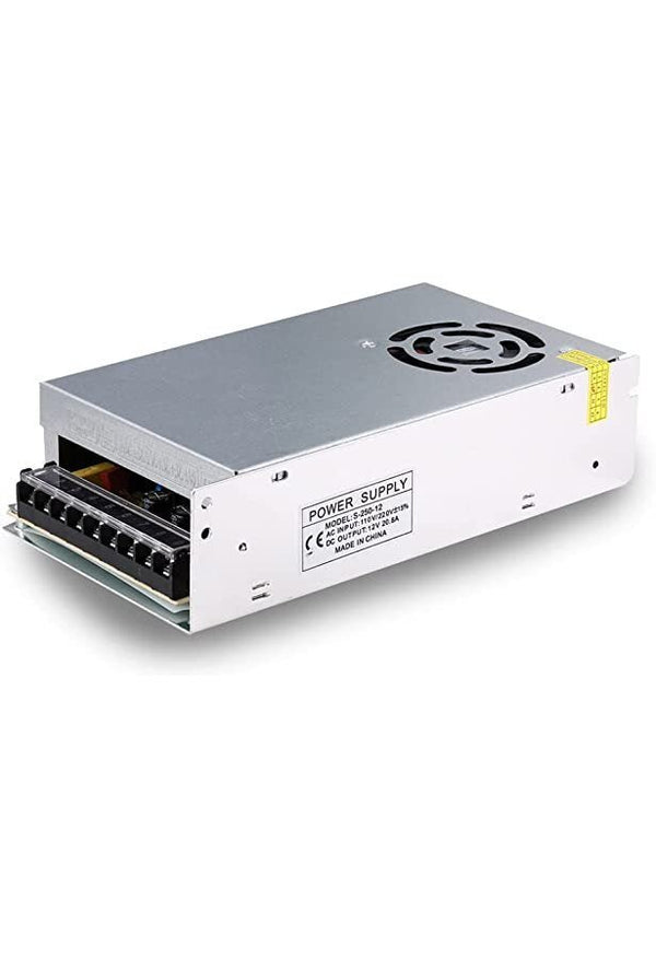 Fuente Conmutada De Alimentación 12v 20a 240w 110/220vac Con Ventilador - Tecneu