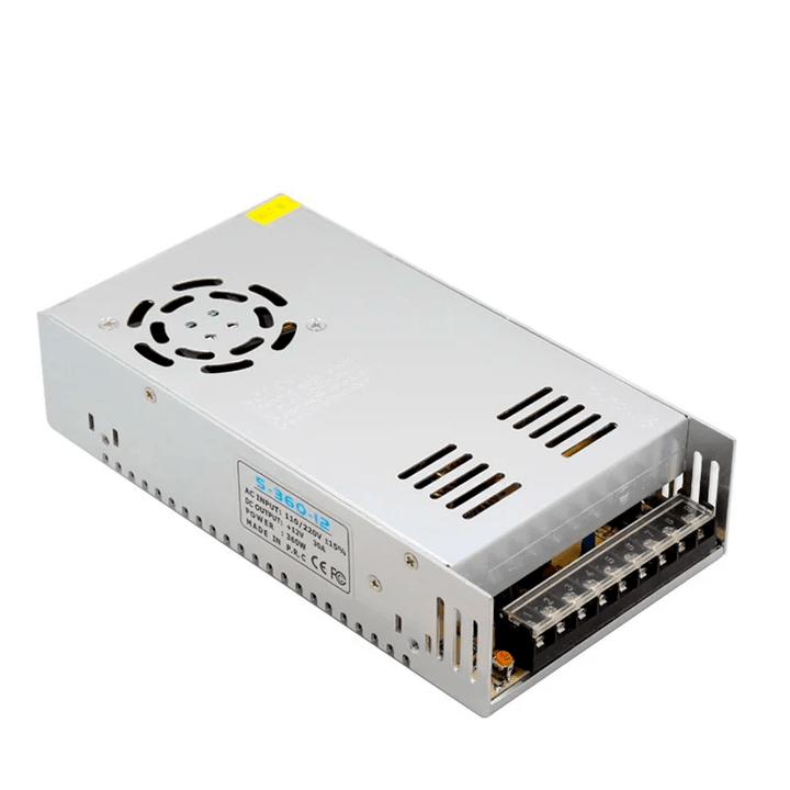 Fuente Conmutada De Alimentación 12v 30a 360w, 110/220vac Con Ventilador - Tecneu