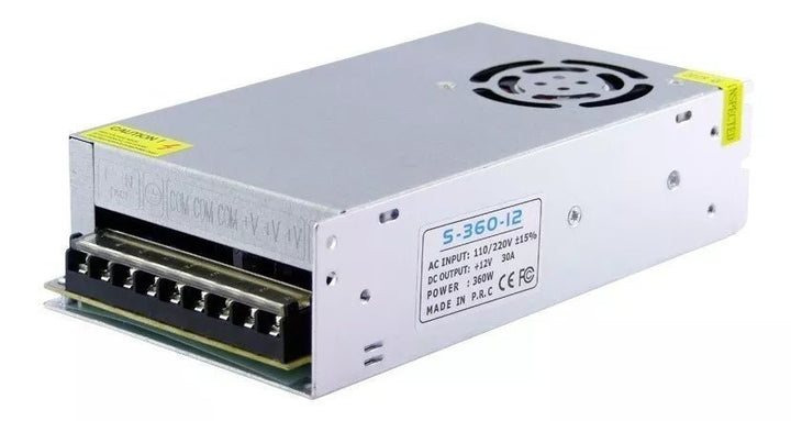 Fuente Conmutada De Alimentación 24v 10a 240w, 110/220vca Con Ventilador - Tecneu