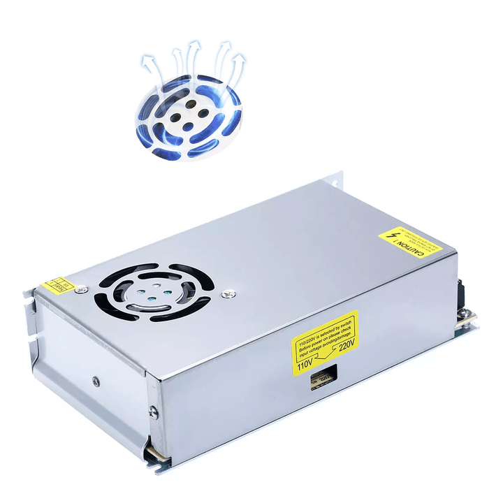 Fuente Conmutada De Alimentación 24v 10a 240w, 110/220vca Con Ventilador - Tecneu