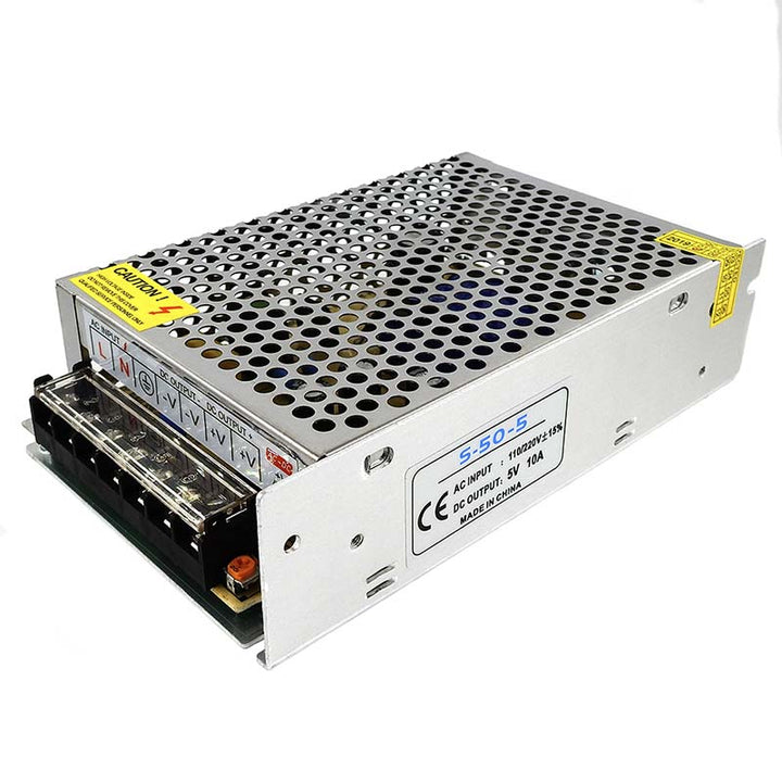 Fuente Conmutada De Alimentacion 5v 10a 50w 110/220 Vca - Tecneu