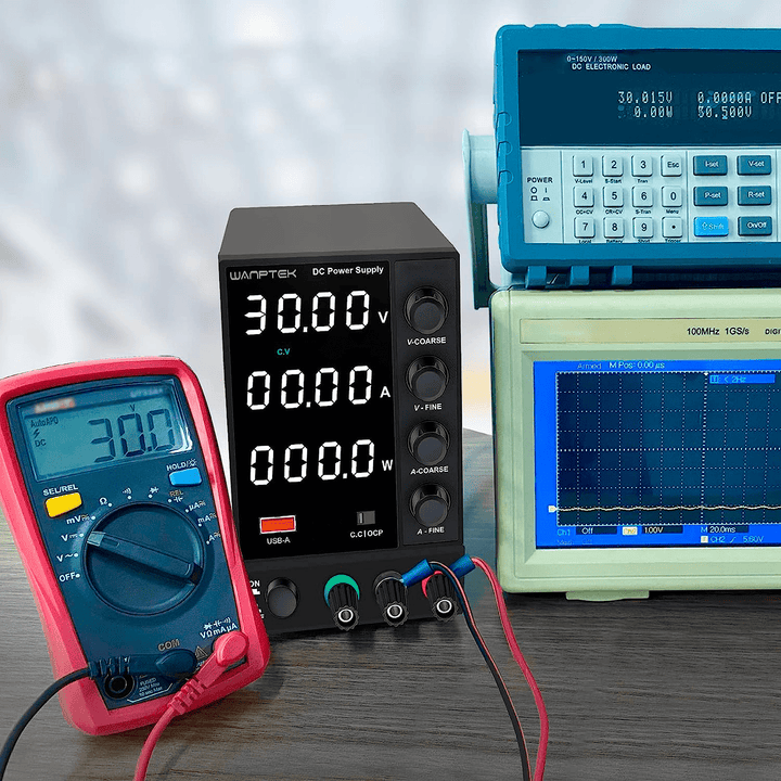 Fuente De Alimentación Conmutada Regulada 0 - 30v 0 - 5a Wanptek DPS305U Laboratorio - Tecneu