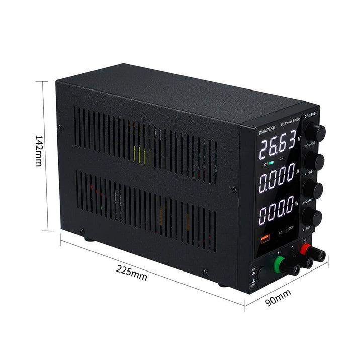 Fuente De Alimentación Conmutada Regulada 0 - 30v 0 - 5a Wanptek DPS305U Laboratorio - Tecneu