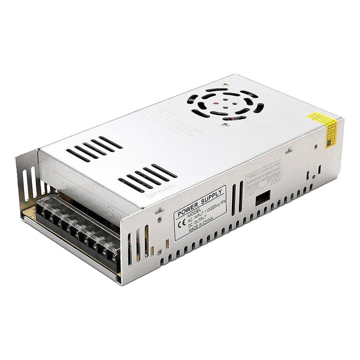 Fuente De Alimentacion Regulable 12v 50a 600w Transformador 11.31x5x21.50cm 110vca/220vca - Tecneu