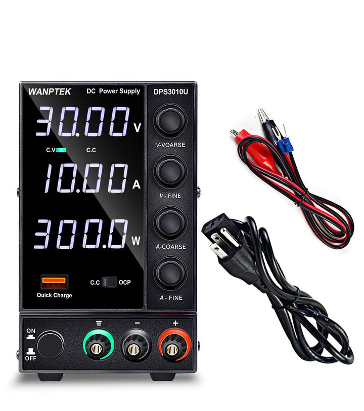 Fuente De Alimentación Regulable Wanptek DPS3010U 30v 10a - Tecneu