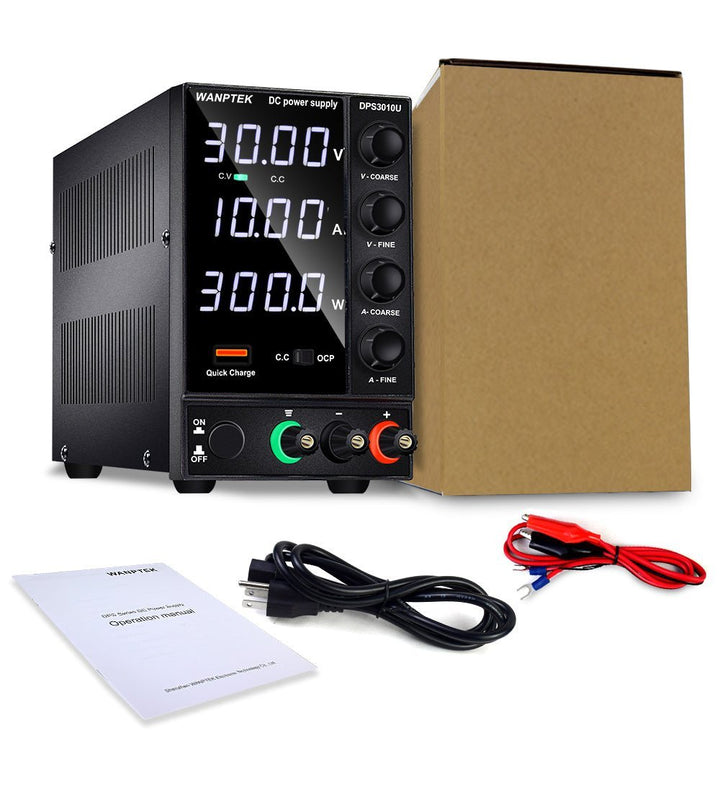 Fuente De Alimentación Regulable Wanptek DPS3010U 30v 10a - Tecneu