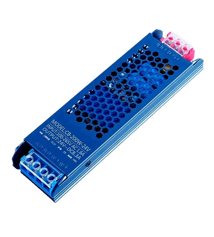 Fuente de Alimentación Ultra Delgada 24V 200W 8.3A 177x50x23mm