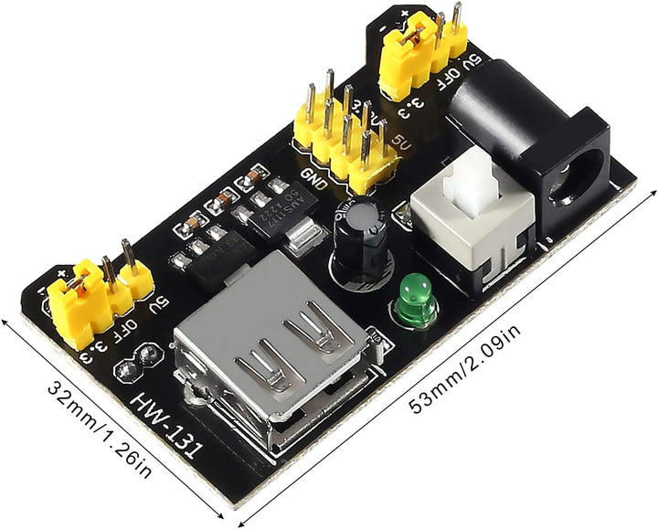 Fuente Para Protoboard Mb102 3.3v / 5v - Tecneu