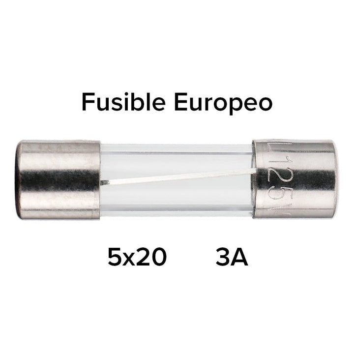 Fusible Tipo Europeo 250V 5x20mm Protección 1A - 10A - Tecneu