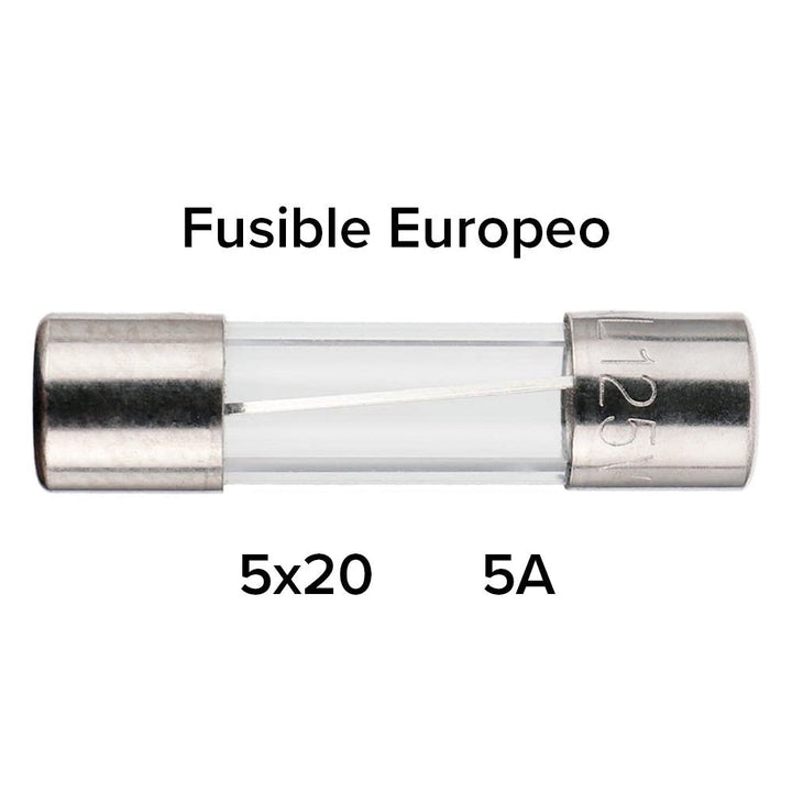 Fusible Tipo Europeo 250V 5x20mm Protección 1A - 10A - Tecneu