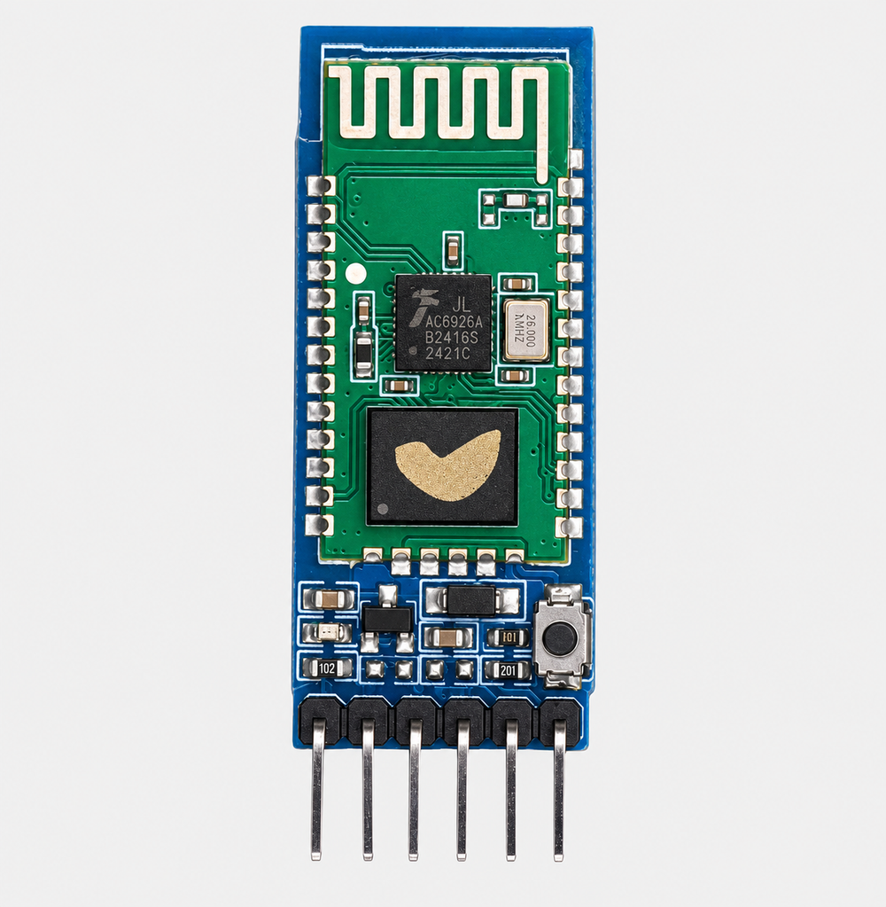 Módulo Bluetooth Clásico HC-05 Maestro/Esclavo 2.4 GHz - UART / TTL - 3.3 V a 5 V