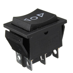 Interruptor Basculante Momentáneo Doble posición ON-OFF-ON 6 Pines 110-250VAC 16A