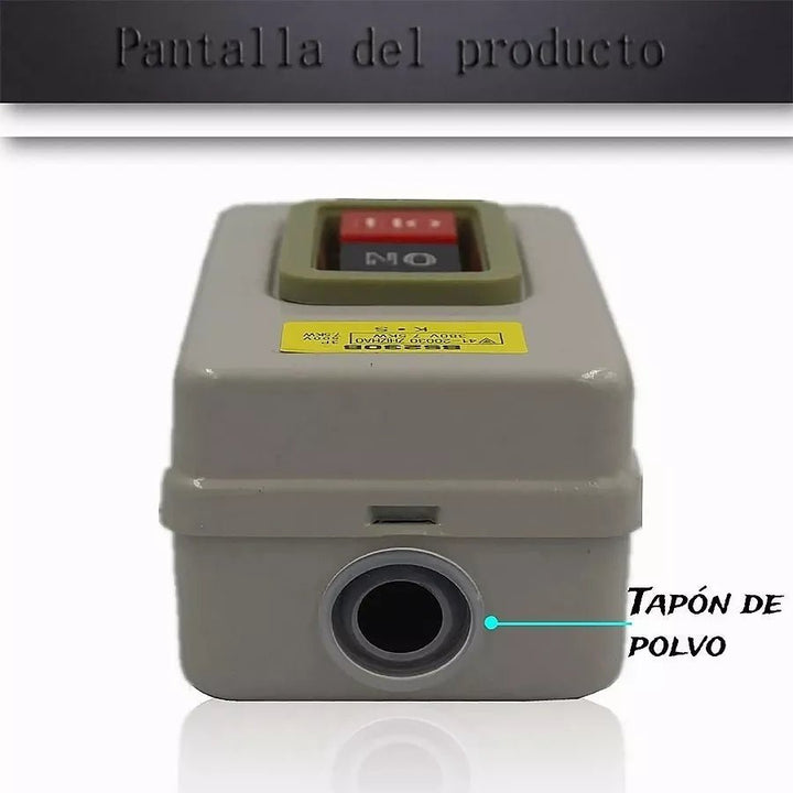 Interruptor Boton Encendido Y Apagado ON OFF 110/380v 10a 3p - Tecneu