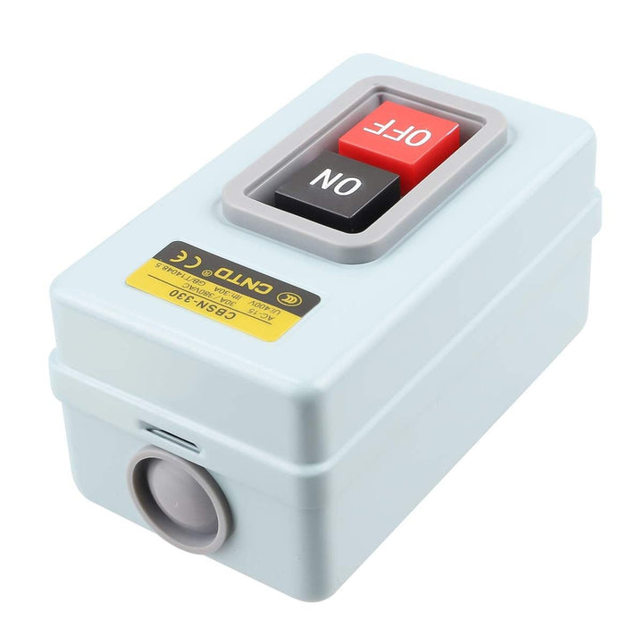 Interruptor Boton Encendido Y Apagado On Off 110/380v 30a 3p - Tecneu