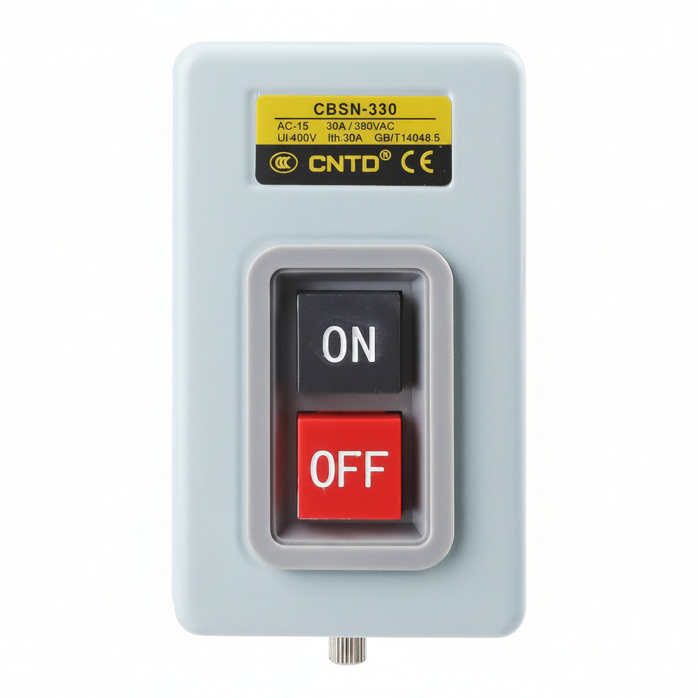 Interruptor Boton Encendido Y Apagado On Off 110/380v 30a 3p