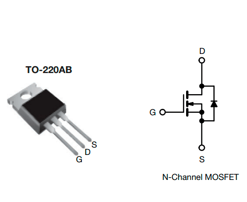 IRF640 Transistor MOSFET Canal N 200V 18A TO - 220 - 3 - Tecneu