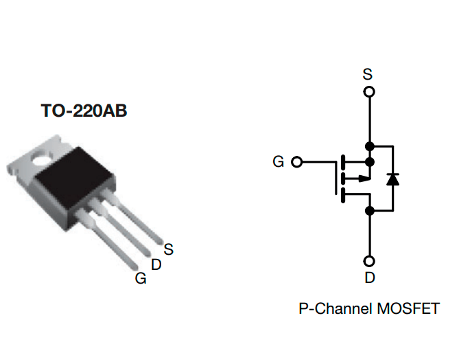 IRF9540N Transistor MOSFET Canal P 100V 23A TO - 220 - 3 - Tecneu