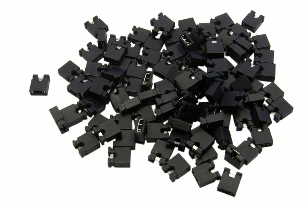 Jumper Shunt Puente Corto 2.54mm Negro Para Headers