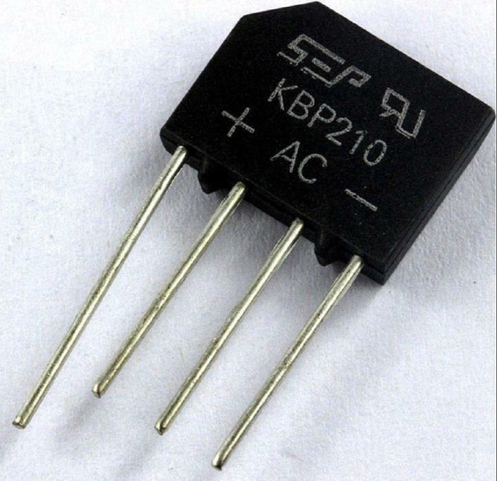 KBP210 Puente De Diodos Rectificador 1000V 2A - Tecneu