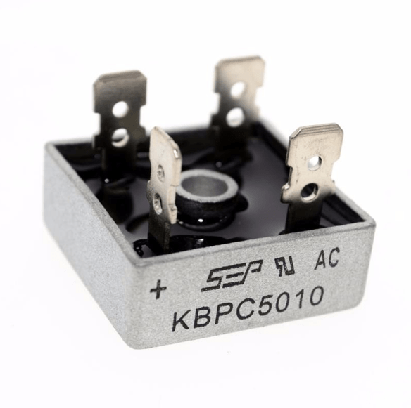 KBPC5010 Puente de Diodos Rectificador 1kV 50A - Tecneu