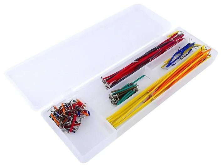 Kit 140 Cables Jumpers Para Protoboard 14 Tamaños Diferentes - Tecneu