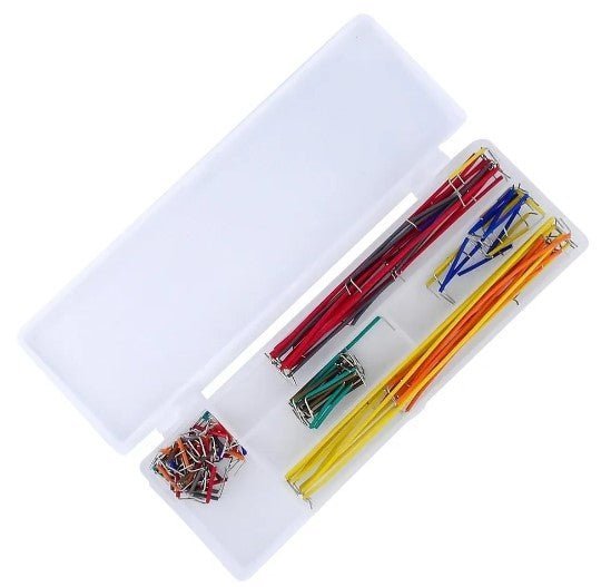Kit 140 Cables Jumpers Para Protoboard 14 Tamaños Diferentes - Tecneu