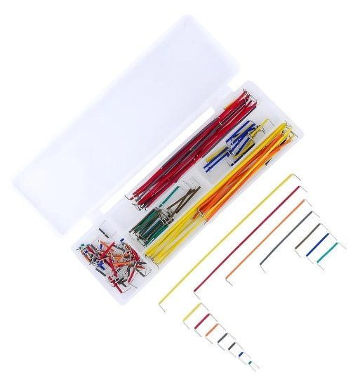 Kit 140 Cables Jumpers Para Protoboard 14 Tamaños Diferentes - Tecneu