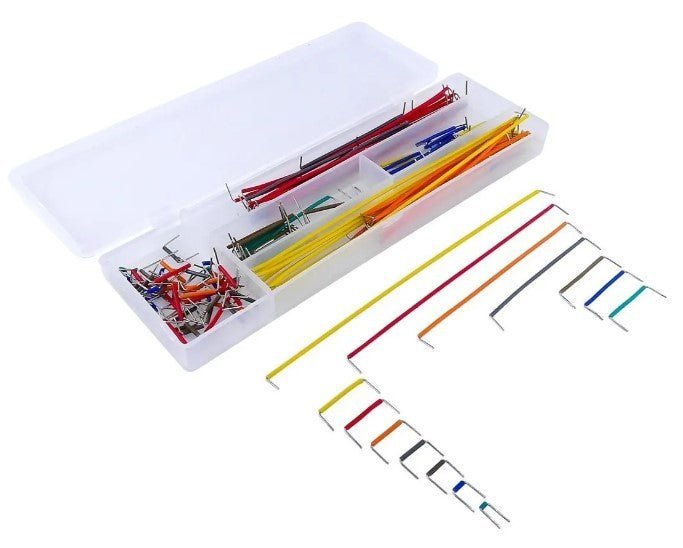Kit 140 Cables Jumpers Para Protoboard 14 Tamaños Diferentes - Tecneu