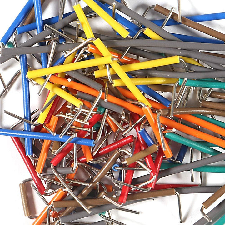 Kit 140 Cables Jumpers Para Protoboard 14 Tamaños Diferentes - Tecneu