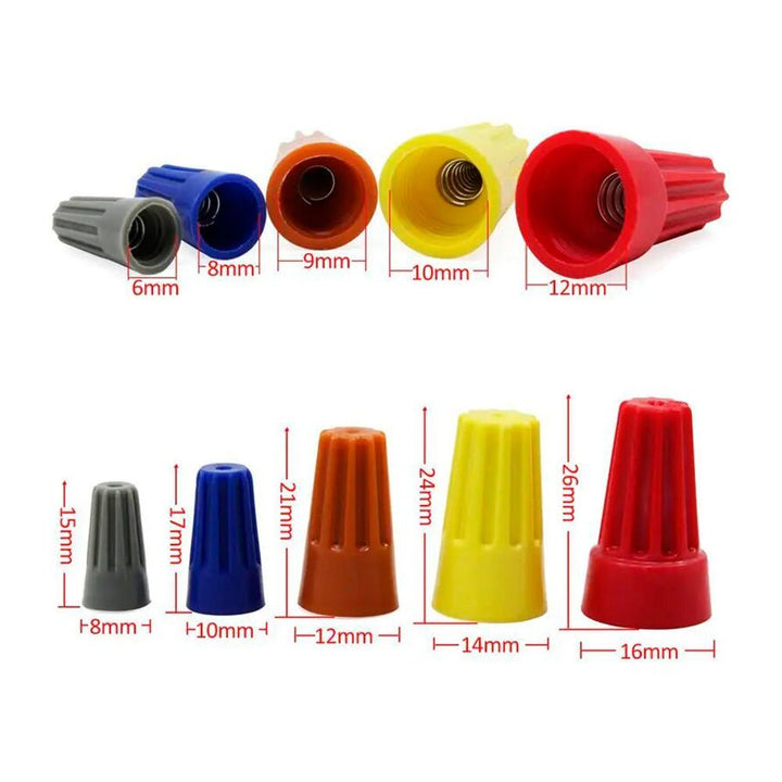 Kit 140 Conectores De Torsión Para Conexiones Y Empalmes - Tecneu