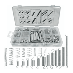 Kit 200 piezas de resortes de compresión y extensión