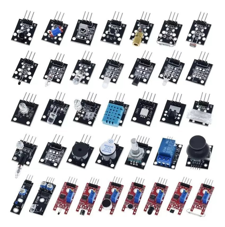 Kit 37 Sensores Tarjeta de desarrollo, Pic, Rapberry - Tecneu