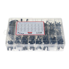 Kit 500 Capacitores Electrolíticos 24 Valores 0.1uf A 1000uf